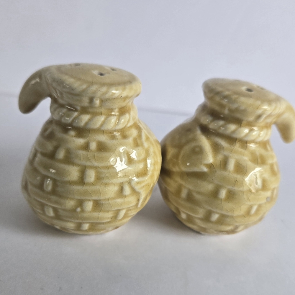Fish Salt And Pepper Shakers Vtg